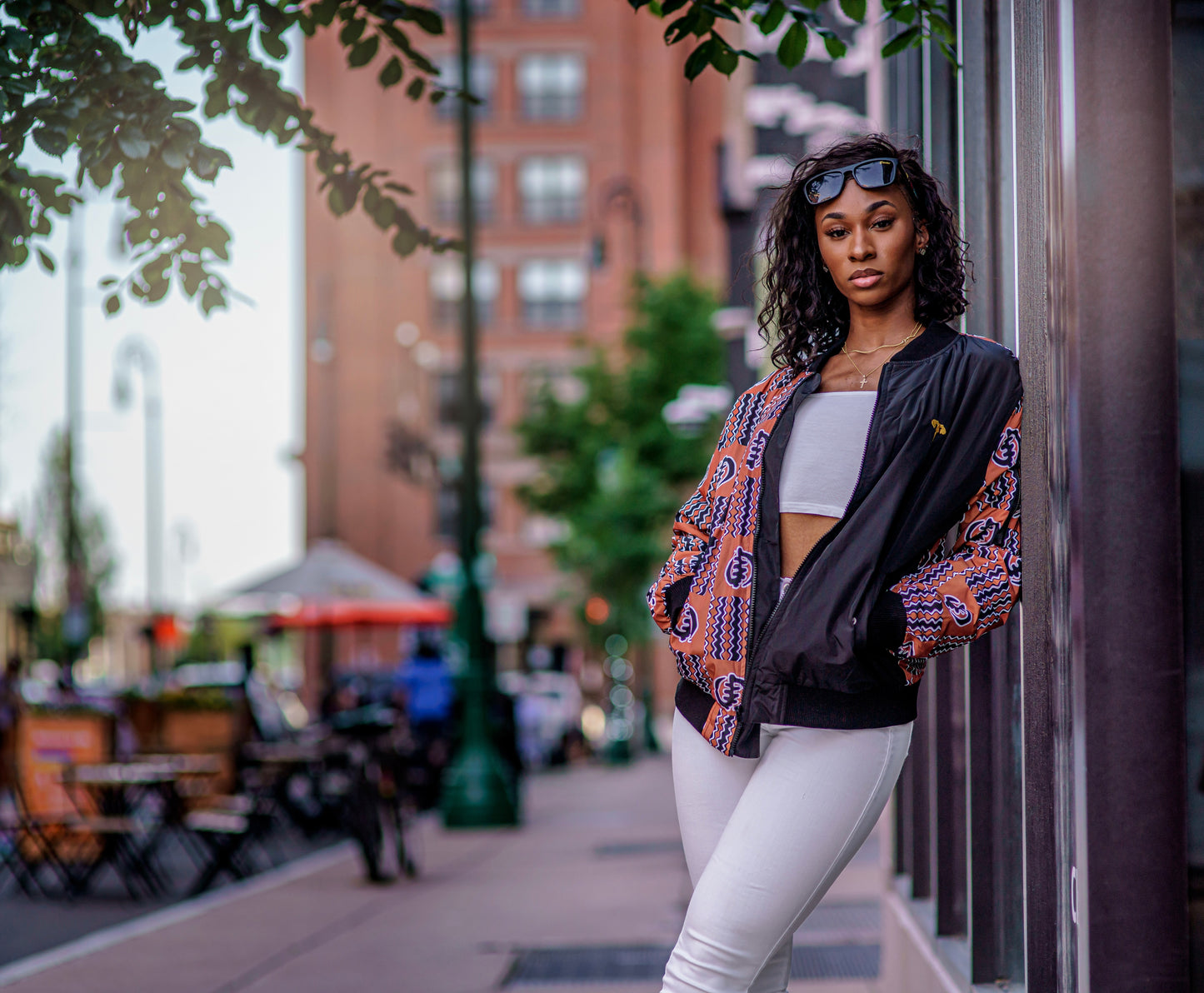 ERIHN Aviator Bomber Jacket